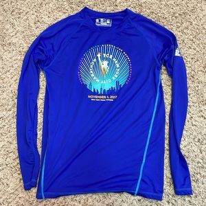 NYC long sleeve marathon running shirt.